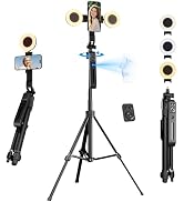 360° Rotation Auto Face Tracking Tripod with Light, 71