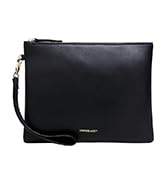 DORIS&JACKY Lambskin Leather Wristlet Clutch Purse For Women Large Soft Designer Wallet With Strap…