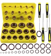 XBVV 382 PCS 30 Size SAE FKM Viton O-Ring Kit for Various Chemical, Aerospace, Cylinder, Hydrauli...