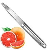 Grapefruit Knife Curved Serrated Blade – Stainless Steel Fruit Cutter and Slicer – Small Kitchen ...