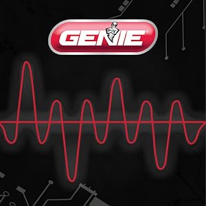 Genie 3button intellicoe garage door opener remote works with auto-seek dual frequency tech