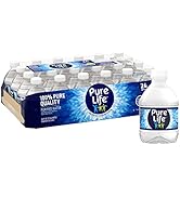 Pure Life Purified Water Bottles, 24 Pack - Still Bottled Water Enhanced with Minerals for a Cris...