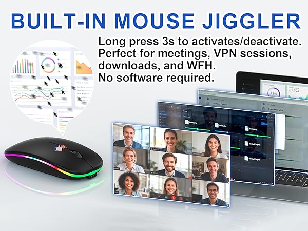 mouse jiggler mouse wiggler trackpad jiggler automatic mouse mover wireless mac wireless mouse