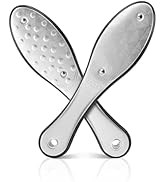 FUFUSING Stainless Steel Foot Callus Remover for Men Women, Metal Foot File & Grater for Dead Ski...