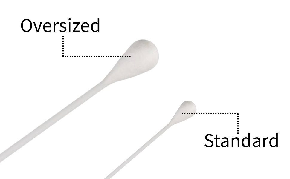 8 Inch Cotton Swabs Swabs with Bamboo Handle Oversized Extra Long Cotton Tipped Applicators Large