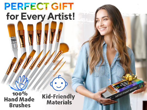 Paint Brushes - Perfect gift for every Artist!
