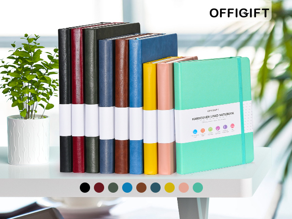 OFFIGIFT Lined Journal Notebook