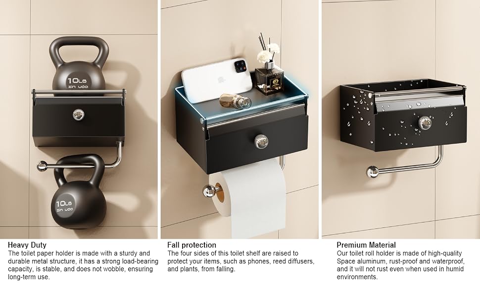 toilet paper holder wall mount
