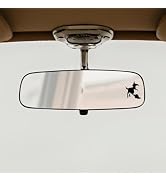 Rislobx Cute Witch Rearview Mirror Decal, 3PCS Witch Vanity Mirror Sticker, Waterproof Car Window...