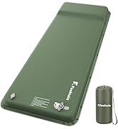 Feelnais Camping Sleeping Pad, Built-in Foot Pump Inflatable Sleeping Pads, Memory Foam Mattress ...