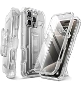 SUPCASE for iPhone 16 Pro Max Case with Screen Protector (Unicorn Beetle Pro), [Built-in Stand & ...