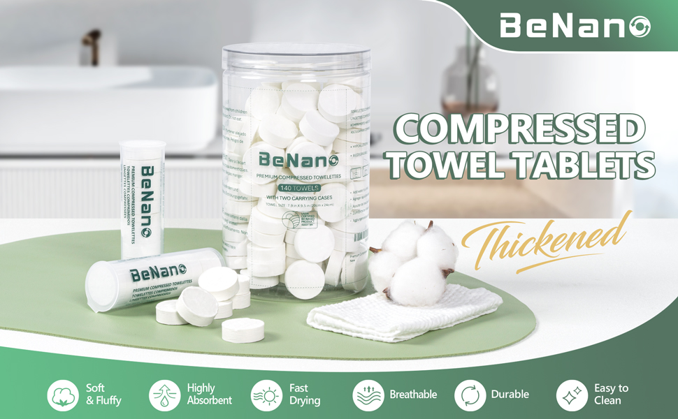 Compressed Towel Tablets Main