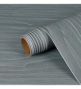 BESWEE Weathered Blue Wood Grain Contact Paper for Countertops Waterproof Thick Peel and Stick Fa...