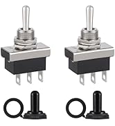 VEXUNGA KN3D-103 Toggle Switch 12V 25A On Off On SPDT Switch 12 Volt 3 Pin 3 Position Toggle Swit...