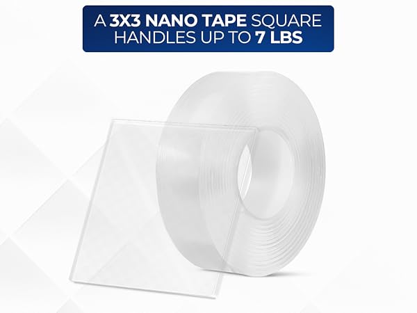 indoor outdoor nano tape roll clear double sided tape for smooth surfaces like glass tile