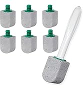 JODCSPKERT 6 Pack Pumice Stone for Cleaning, Pumie Scouring Stick with Handle, Pumice Stone Toile...