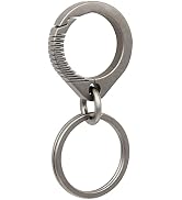 Green Beret Tactical Titanium Key Holder Heavy Duty Quick Release Keychain Clip with Key Ring for...