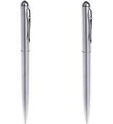 Dwuww 2Pcs Silver Light Ballpoint Pen With Invisible Ink Secret For Rollerball Pens Office and Sc...