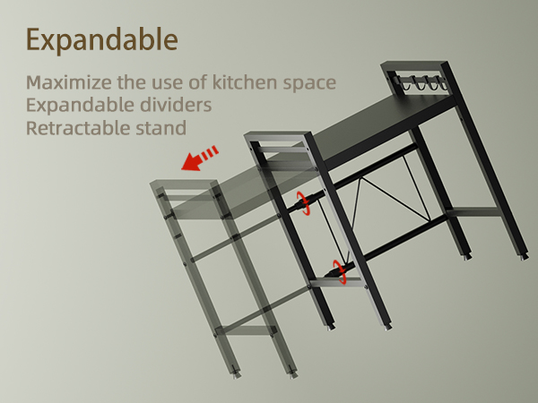 microwave rack stand