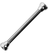 Zerodeko Adjustable Tension Shower Curtain Rod No Drill Multi-Use Spring Rod for Bathroom and Clo...