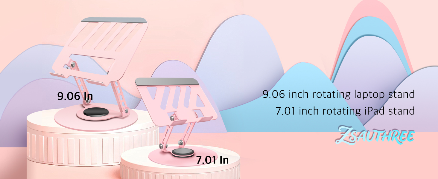 pink tablet stand for desk
