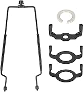 8 9 10 11 12 inch Lamp Shade Harp Holder, Adjustable Lamp Harp Kit, Fit Both Standard Lamp Rod an...