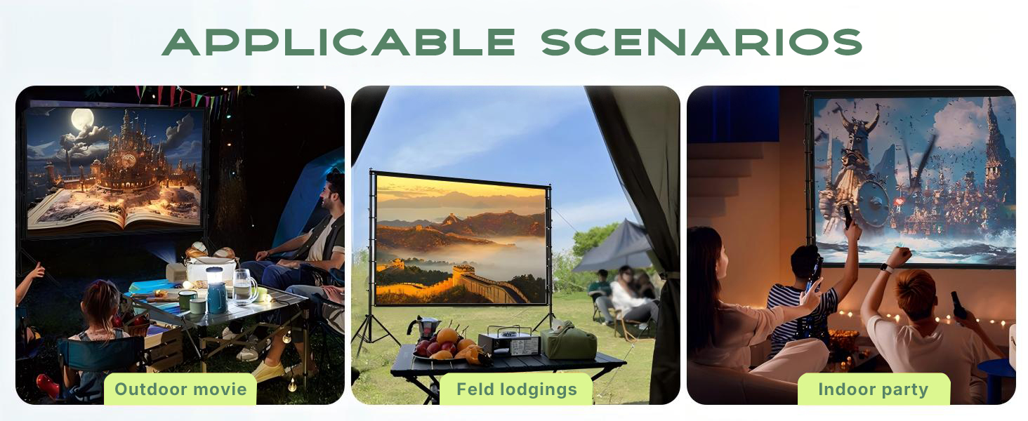 projector screen with stand