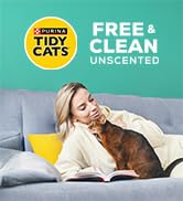 Purina Tidy Cats Free and Clean Unscented Cat Litter - 38 lb. Box