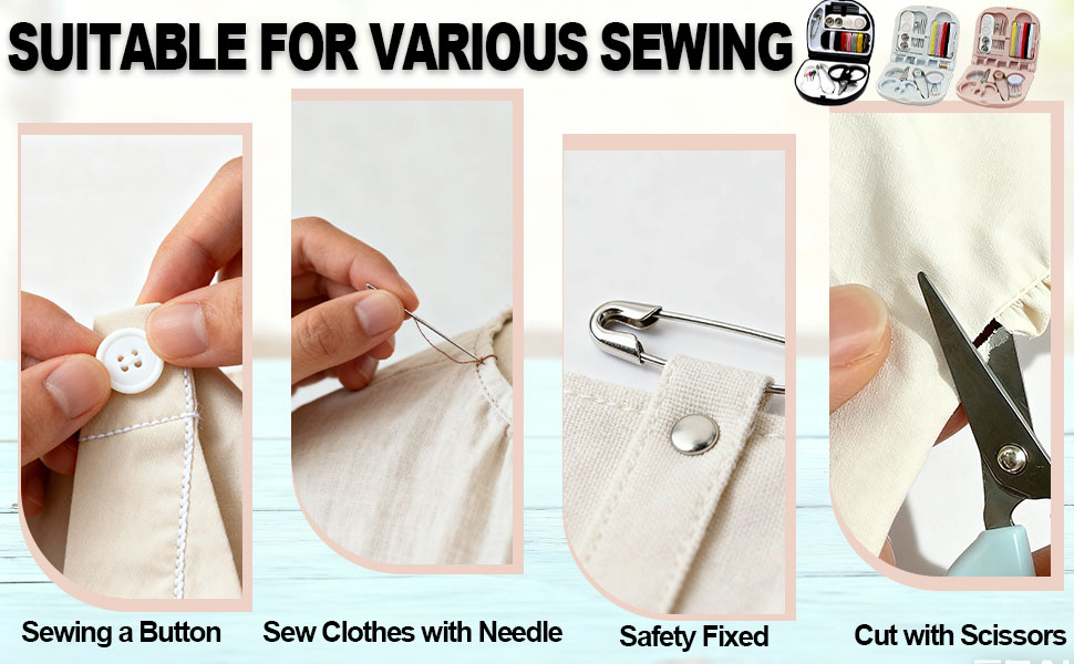 Dorm Room Essential Sewing Supplies for Teen Girls Boys