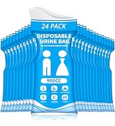 HOKINETY Disposable Urine Bag for Travel - 900ML Portable Pee Bags for Women Men 24 PCS Emergency...