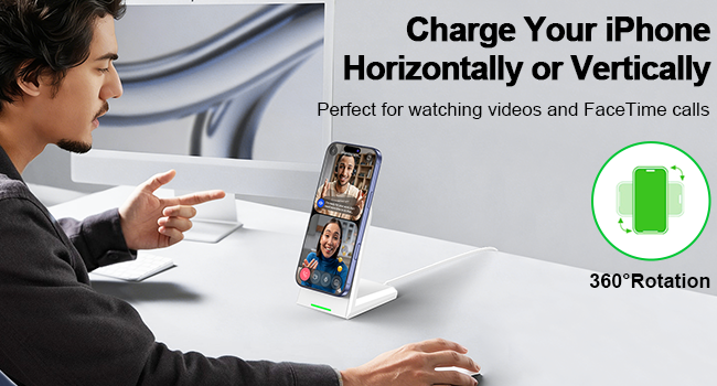 wireless charging stand 25w