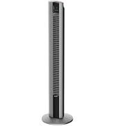 Lasko Tower Fan, Oscillating Performance, Remote Control, Nighttime Setting, Timer, 3 Speeds, Hig...