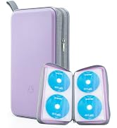 alavisxf xx CD Case, 96 Capacity Hard Plastic Organizer Wallet for Car | CD DVD Holder, Portable ...