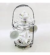 YY YEARCHY Coffee Cup Stand Holder Display Stand Mug Tea Rack Cup and Saucer Countertop Storage O...