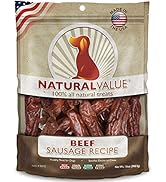 Loving Pets Natural Value All Natural Soft Chew Beef Sausages For Dogs, 13-Ounce