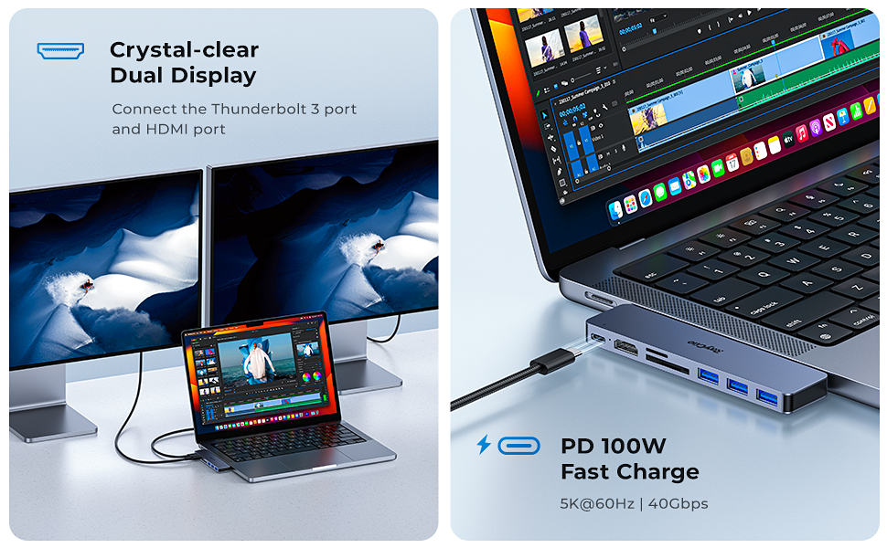 USB C Adapter HDMI Hub