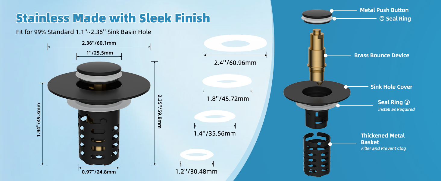 bathroom sink drain