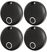 Key Finder, Bluetooth Tracker Working with Apple Find My (iOS Only) | IP67 Waterproof Pet Tracker...