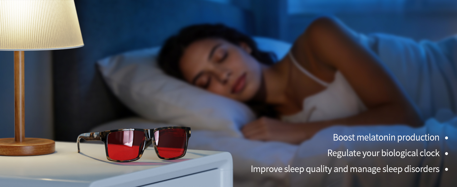 reading glasses red lens
