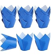 TRUSBER Tulip Cupcake Liners,150pieces Baking Cups Baking Cup Holders and Muffin Baking Cups for ...