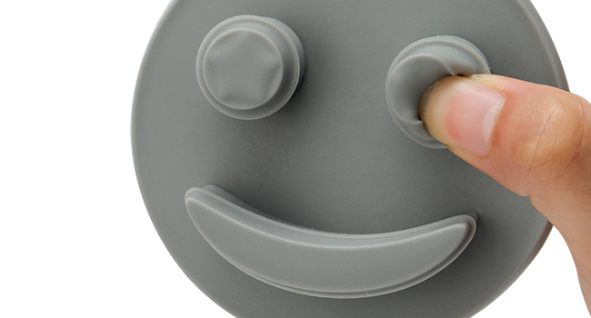 smiley face sponge wand