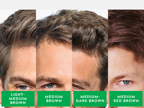 Medium brown/red shades