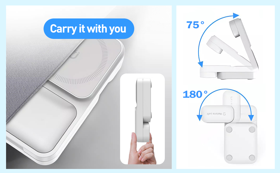 3in1 Wireless Charging Station for Apple