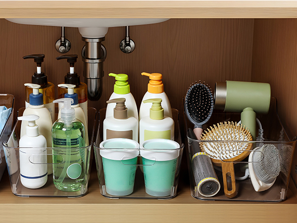 Clear Bins Organizer
