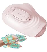JIEJUNJIE Portable Hand and Wrist Massager with Heat and Compression, 3 Modes, 3 Intensities and ...
