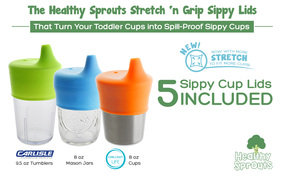 We highly recommend these cups to go with our silicone stretch lids