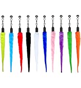 LASOCUHOO Cat Worm Toys, (10 Packs) Interactive Cat Wand Replacement, Cat Wand Refill Attachments...