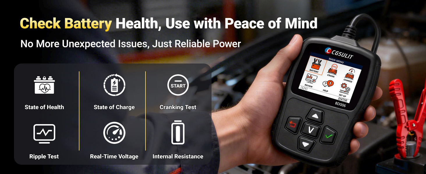 car battery tester