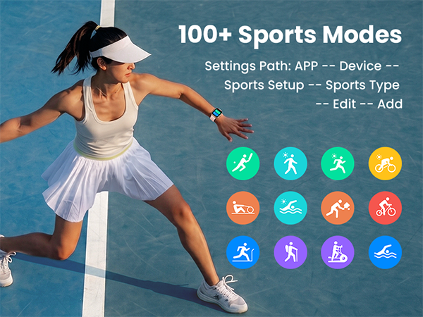 100+ Sports Modes