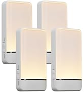 Dawnrise Night Lights Plug into Wall, Invisible Motion Sensor Night Light, Soft Warm or Cool Whit...